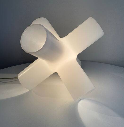 Suspension • Table Lamp • Crosslight White • Jan Melis & Ben Oostrum • 1998