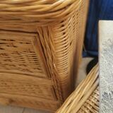 Wicker chest of drawers