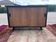 black and wood two-door sideboard