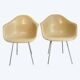 Charles & Ray Eames pair of vintage Dax armchairs