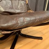 Falcon armchair designed by Sigurd Ressell, Vatne Möbler, Norway, 1970s