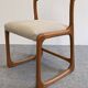 Series of 6 Baumann sled chairs from the 60s/70s