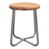 Tubular steel hocker by Karel Ort for Gottwald, 1930s