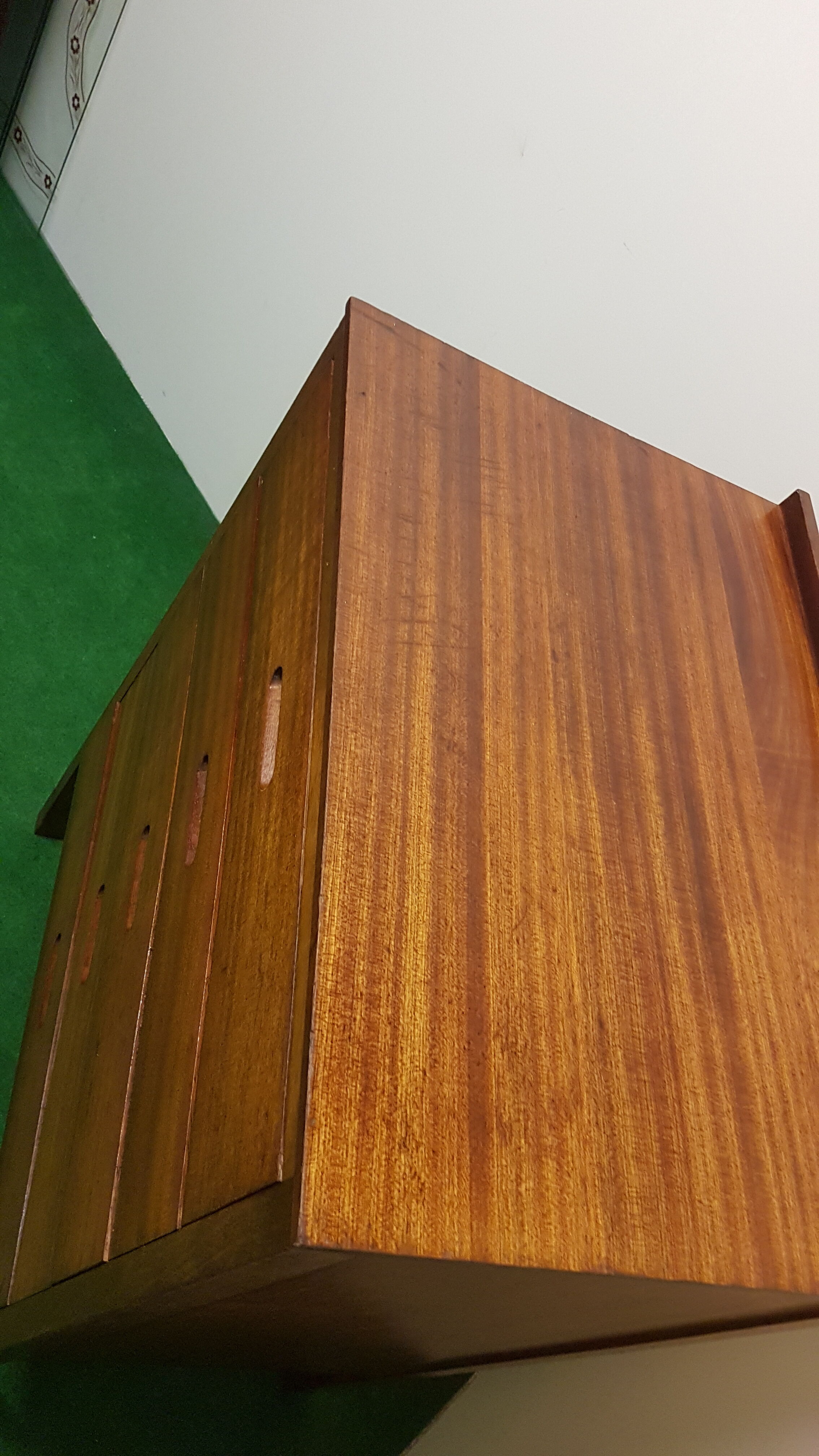 Teak chest of drawer