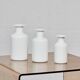 3 vases blanc