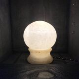 Onyx globe lamp