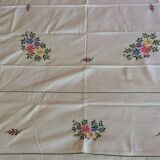Old embroidered tablecloth