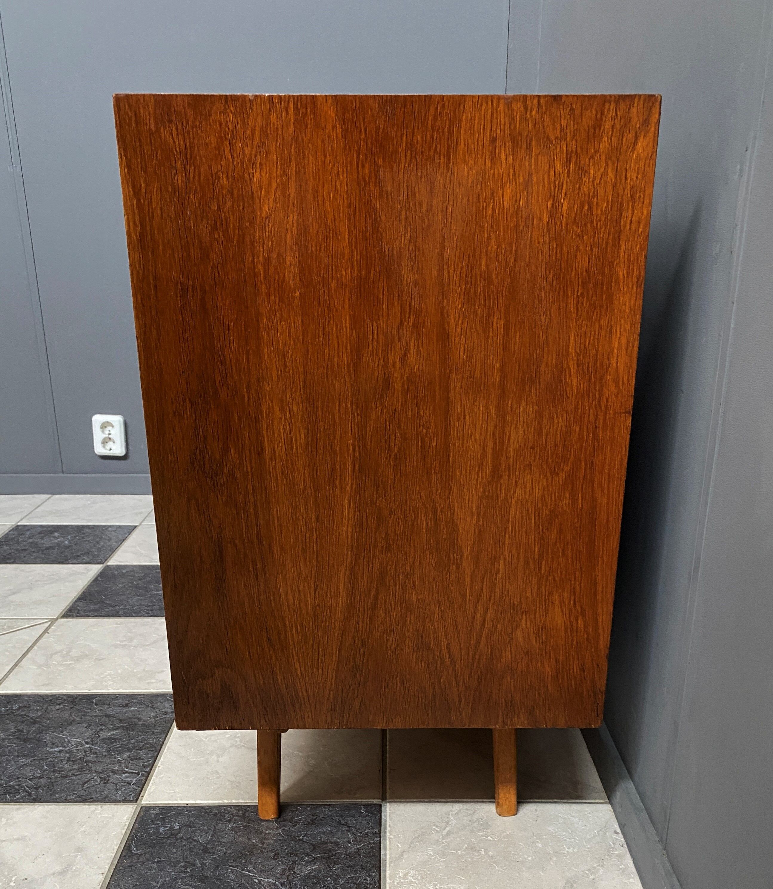 Jiri Jiroutek Yellow sideboard model U458 by Interier Praha 1960s