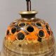 Ceramic hanging lamp, Danish from the 1970s.