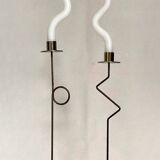 Set of 2 vintage candlesticks by Ehlen Johansson