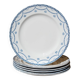 6 plates in English earthenware "Cheltenham" — F. Winkle & Co