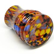 Art Deco Spatterglass vase, glass, Czechoslovakia, 1930s