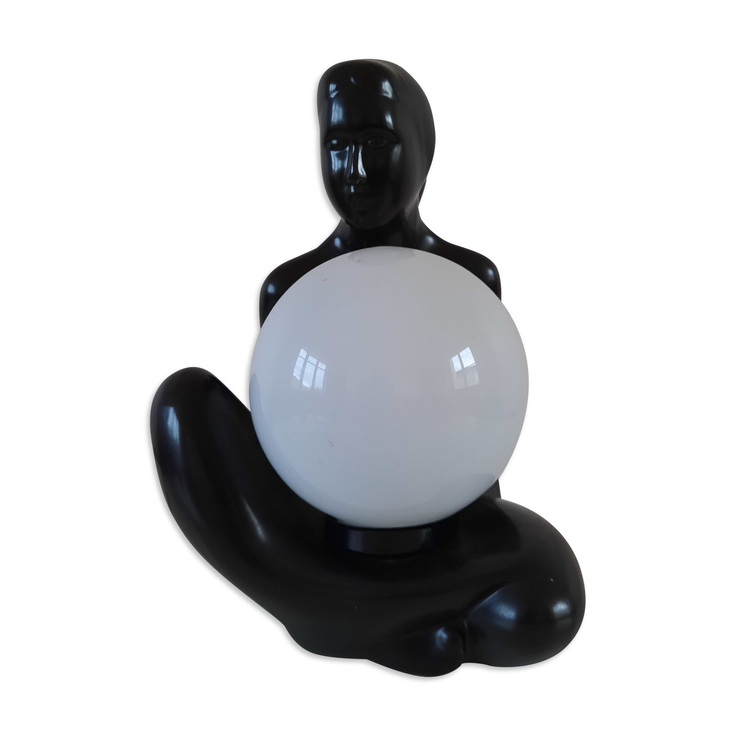 Vintage lamp sitting 70s-80s