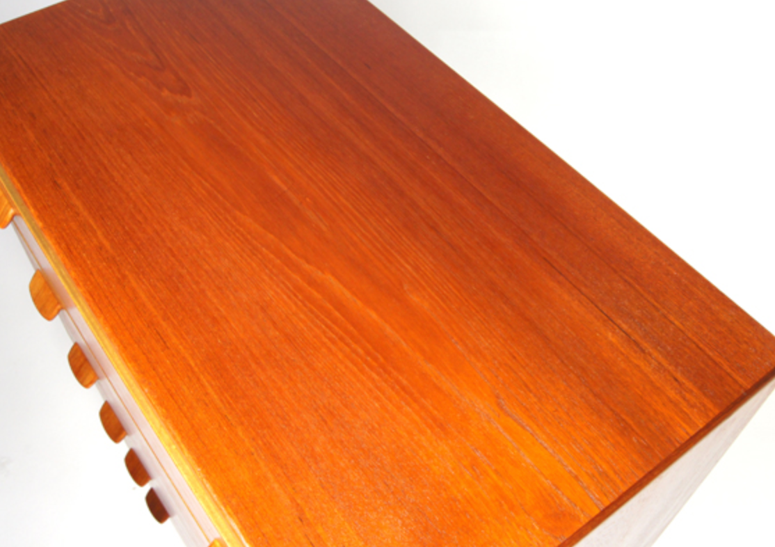 Danish vintage retro commodus Poul Volther FDB in teak 60s