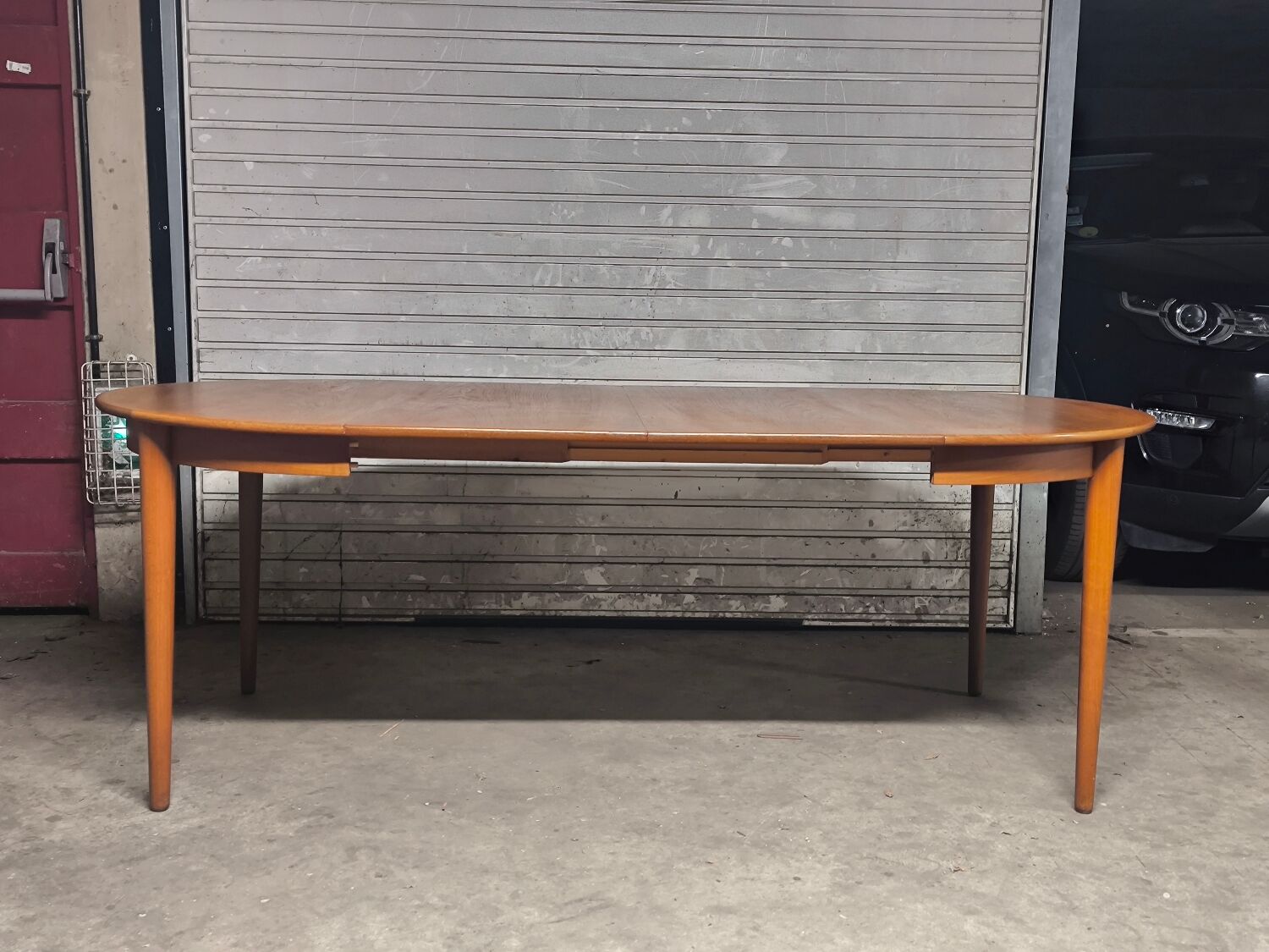 Vintage teak Scandinavian table from the 1960s by Johannes Andersen.