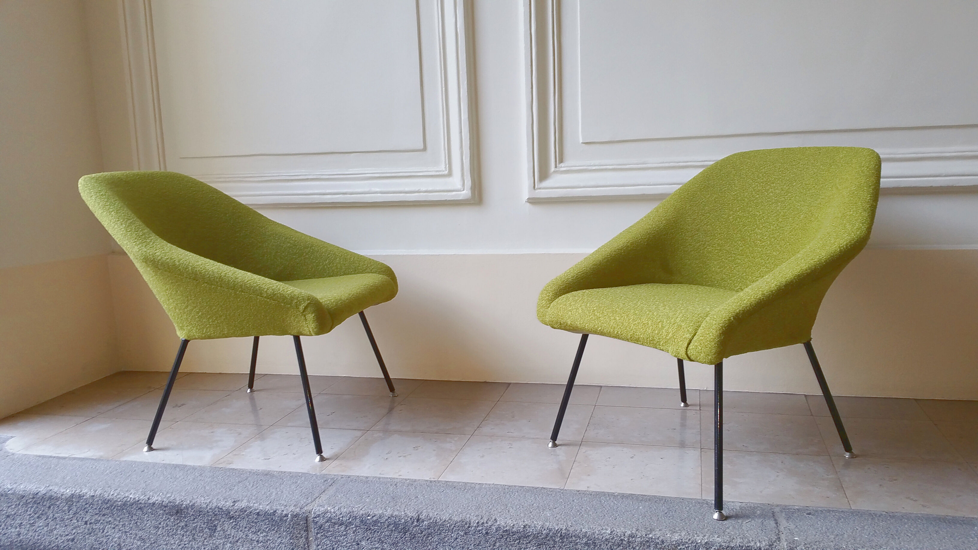 Set of 2 chairs 50 60 year cocktails