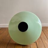 Pair of Art Deco opaline pendant lights from the 1940s