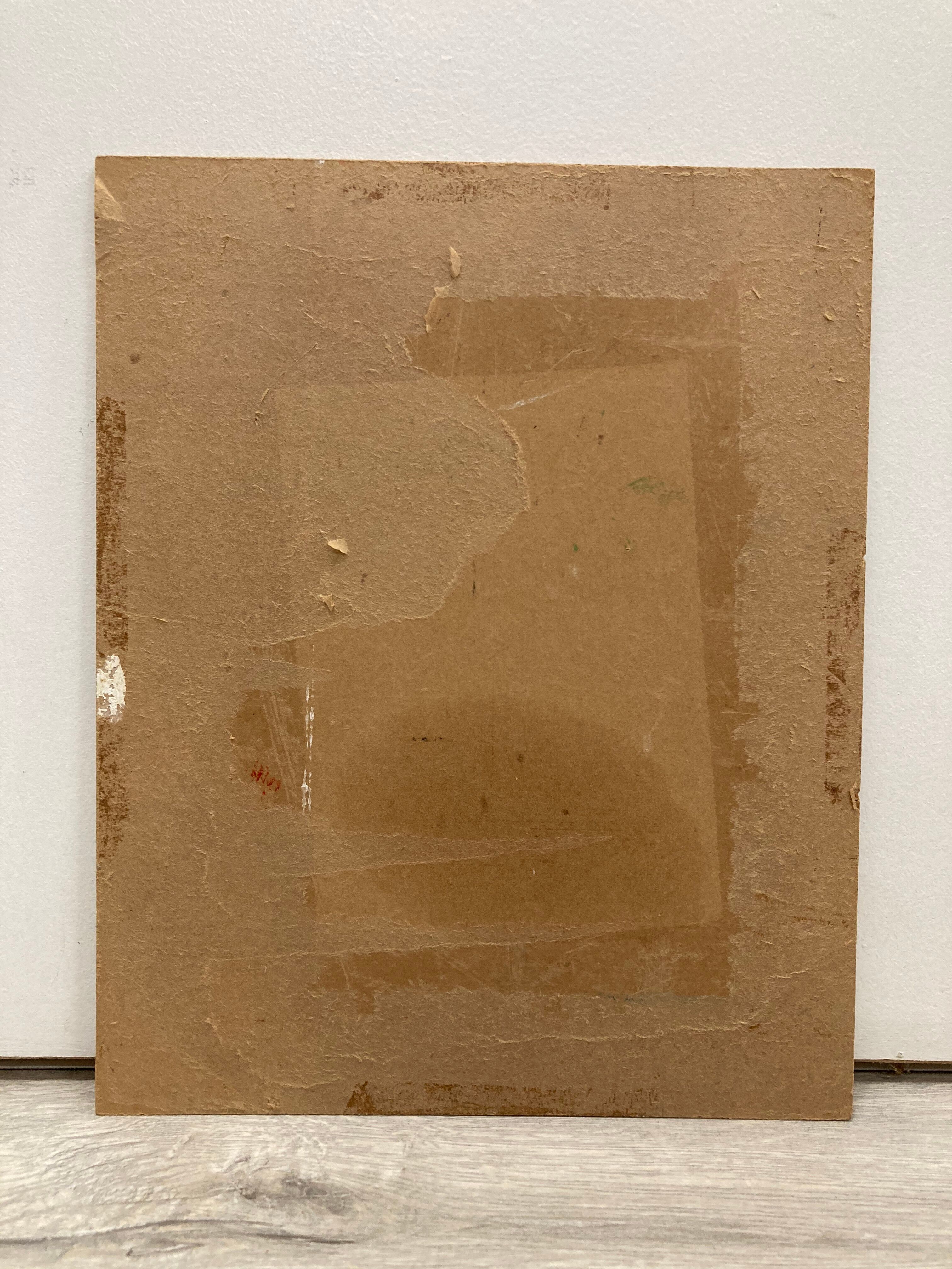 Vintage bouquet painting