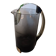 Carafe en verre fumé et laiton, 1970