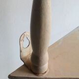 Old corner wall shelf turned wood