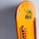 Vintage Provençal sheet metal commission list organizer