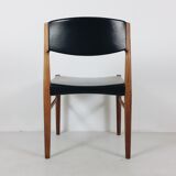 Pair of danish teak dining chairs by Grete Jalk