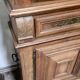 Buffet cabinet from Montbéliard, 18th century, in carved oak.