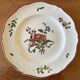 6 large flat antique plates in Saint-Amand earthenware (Nord)