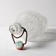 Italian Glass Bottle with Ceramic Stopper / Polveri Alberani / 1950s–1970s