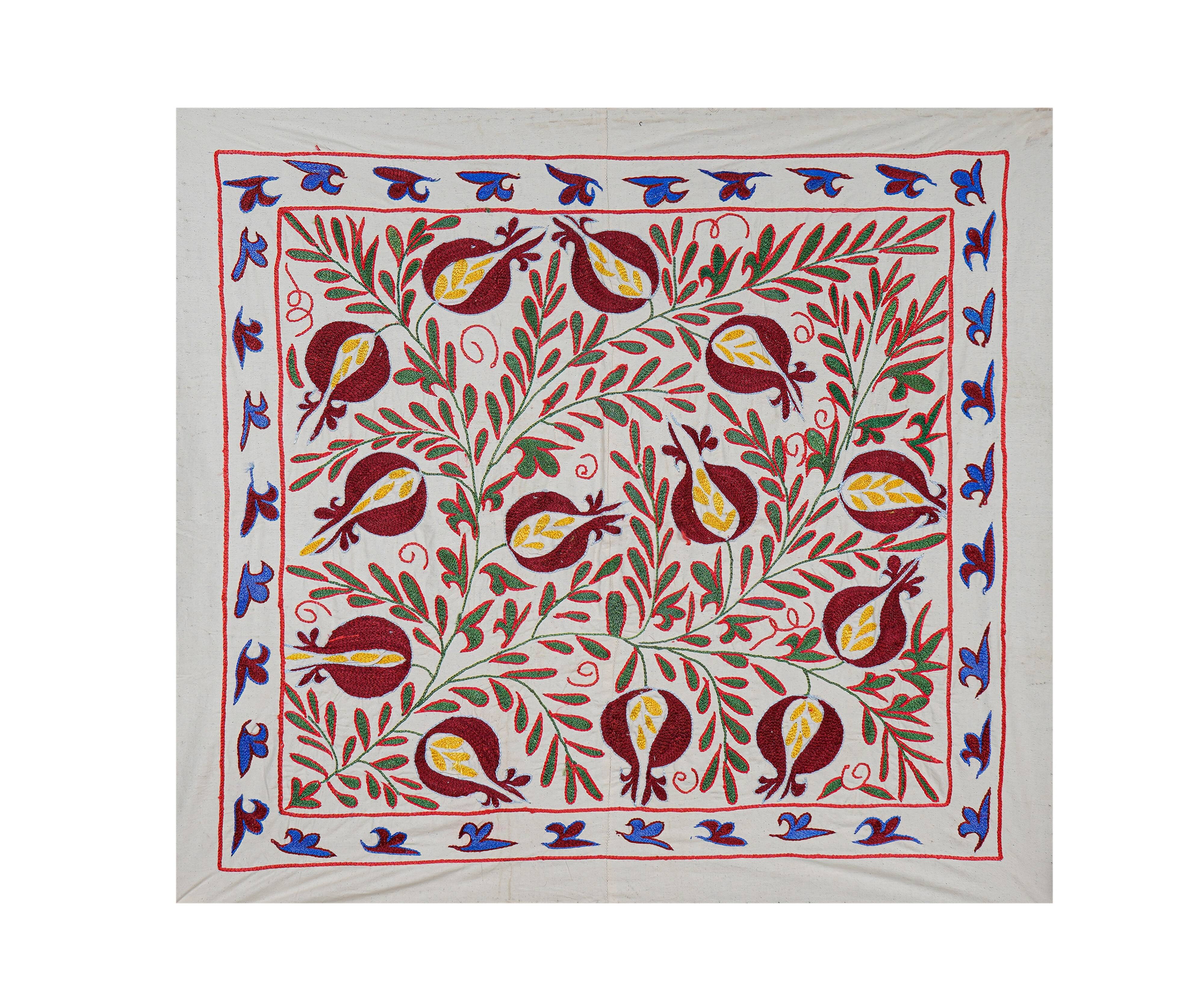 Hand-knotted rug, vintage Turkish rug 86x97 cm