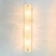 XL Mid Century Murano Glass & Chrome Wall Light from Hillebrand, 1970s