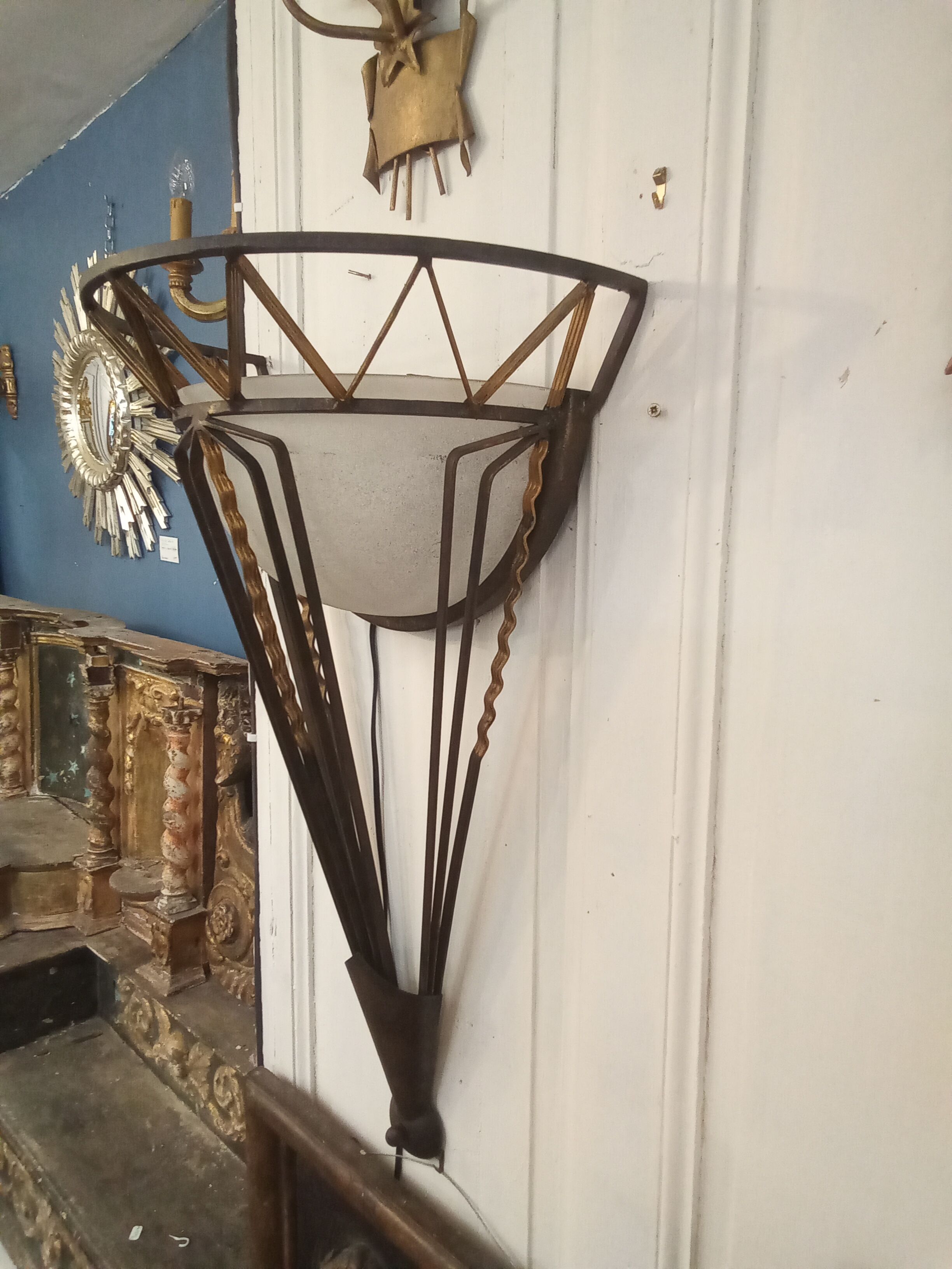 Art Deco wall lamp, 70X44cm