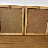 Set of 2 golden herbariums