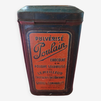 Vintage Poulain chocolate box