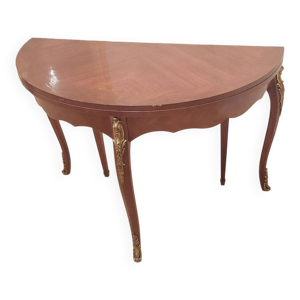 Table demie lune et rallonges