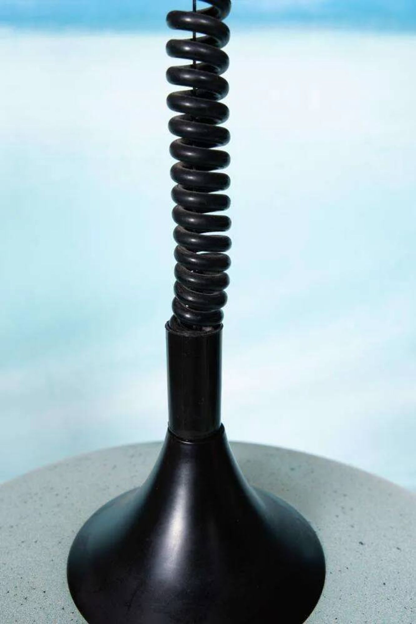 1980s Memphis glass suspension, vintage pull switch lamp.