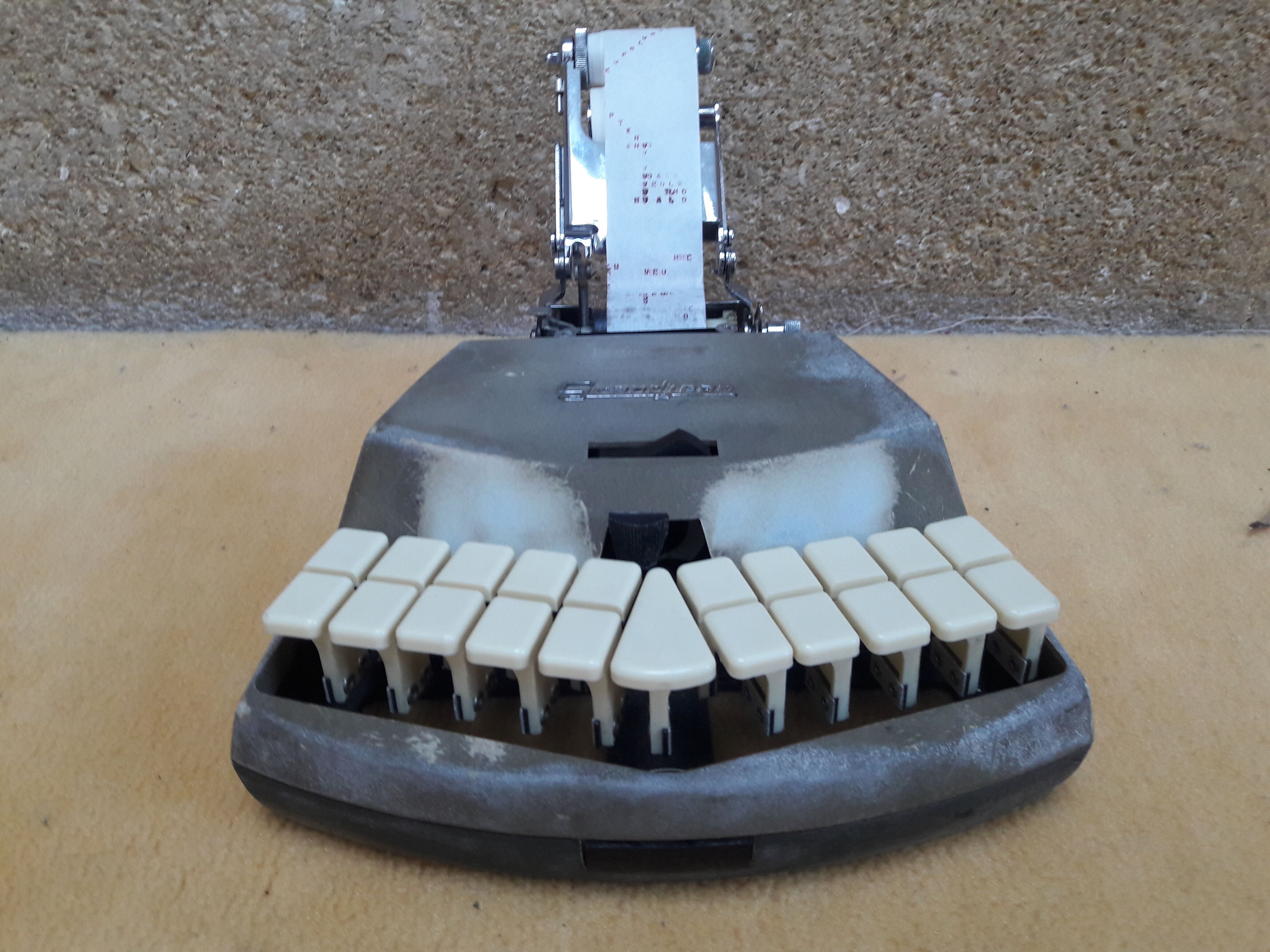 Old machine Steno GrandJean typing stenotype Stenographic
