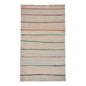 Turkish Handwoven Flatweave Chaput Kilim 188 cm x 323 cm