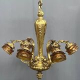 Solid bronze chandelier "Mazarin".