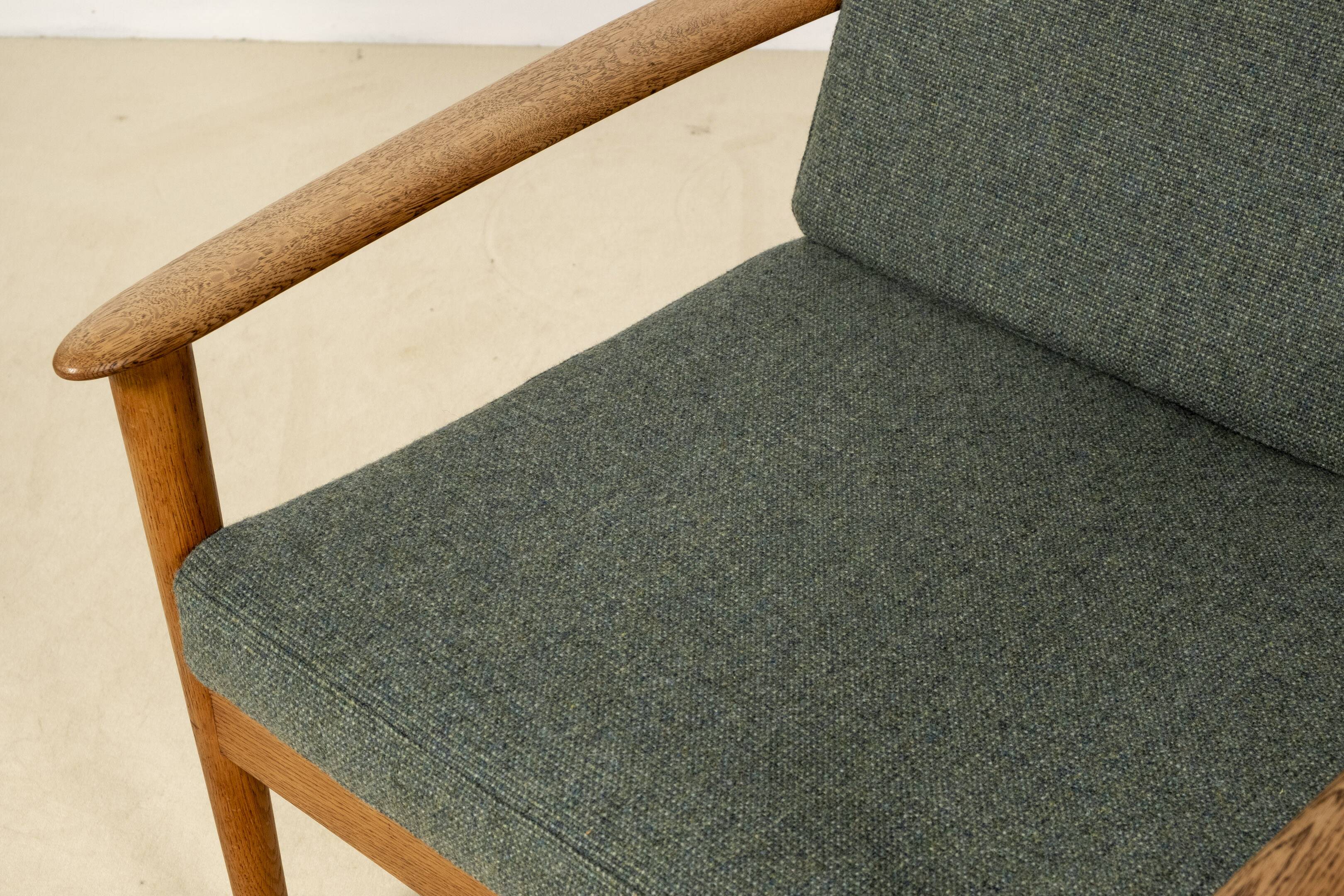Grete Jalk Easy Chair Model PJ56 in Oak, 1950s Denmark