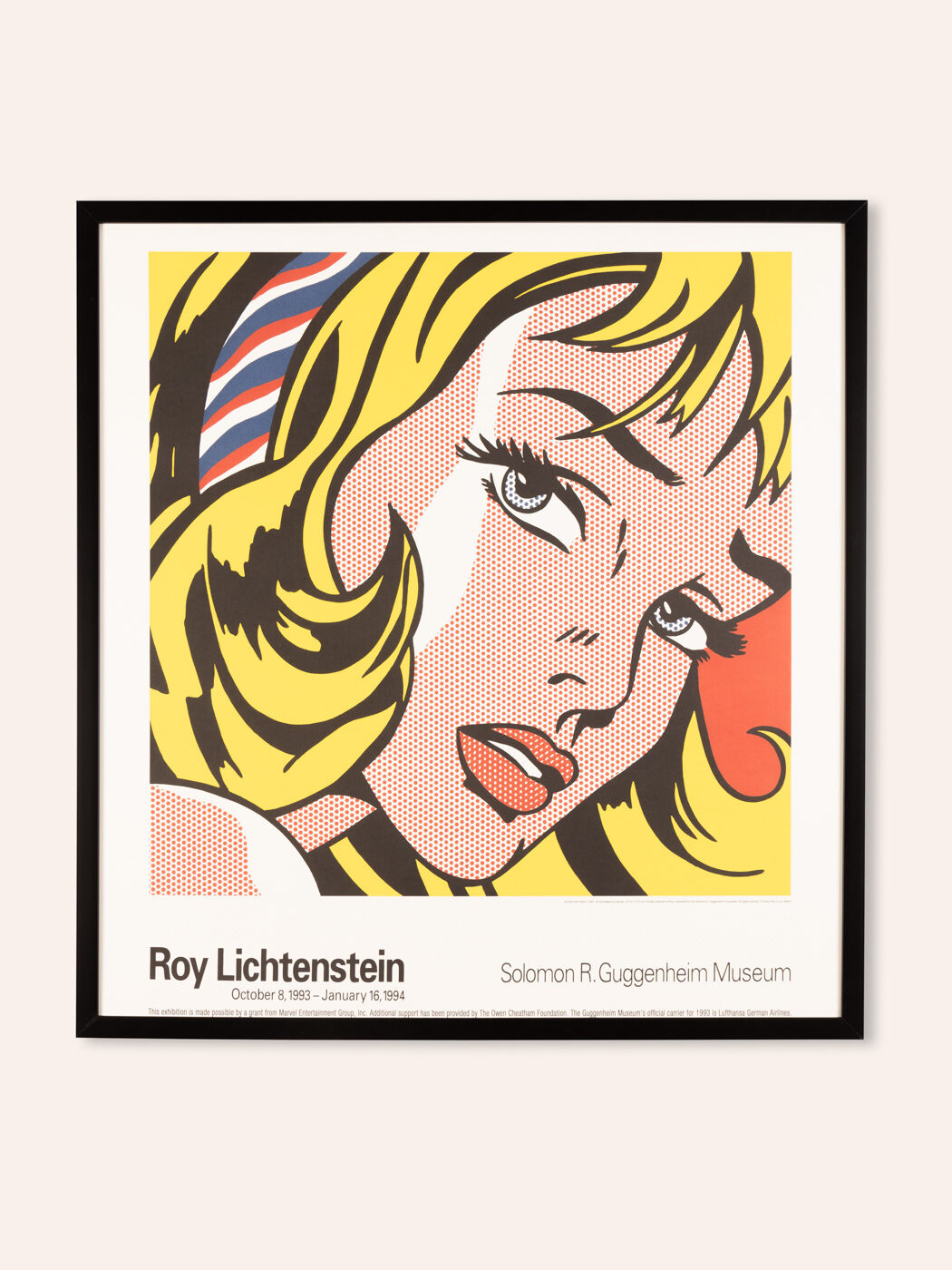 Roy Lichtenstein Folded Hat 1968 Roy Lichtenstein - Girl