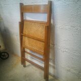 Vintage wooden folding chair - canning