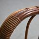 Italian Cane Garden Armchair, 1970s