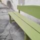 Old vintage school child bench