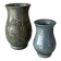 Pair of Belgian Studio Pottery Vases – Handmade