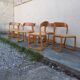 Baumann sleigh chairs, set of 8