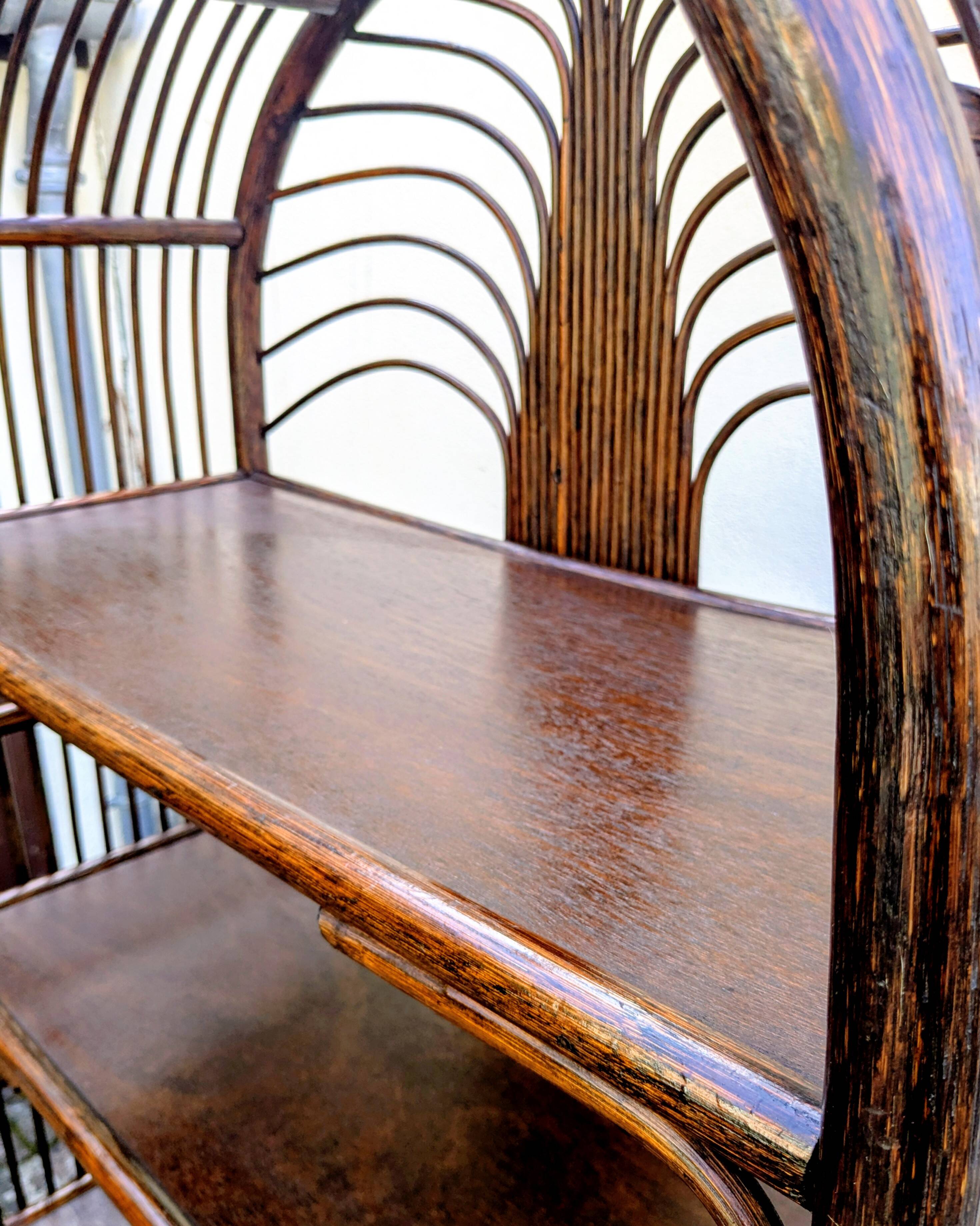 Library / Rattan shelf