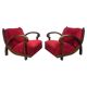 Fauteuils lounge Art déco (ensemble de 2)