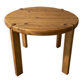 Table basse en pin années 80