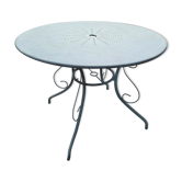 Iron garden table